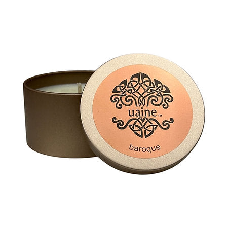 Uaine Candle Luxury Range Travel Tin - Baroque