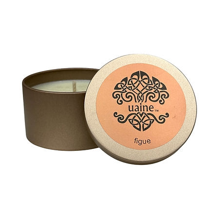 Uaine Candle Luxury Range Travel Tin - Figue