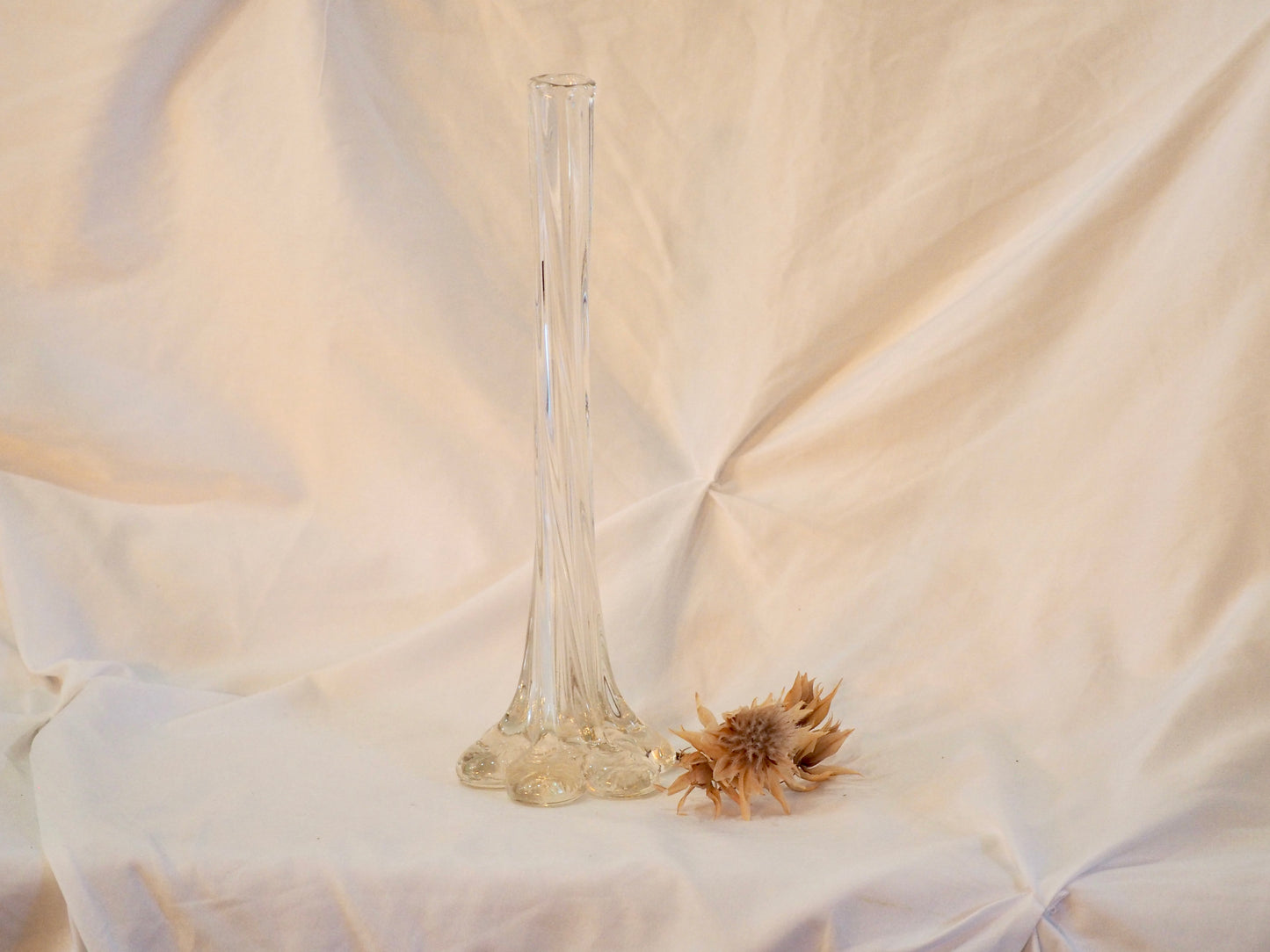 Art Glass Stem Vase - tall