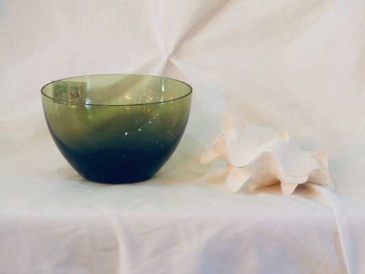 Green Glass Dish/Bowl