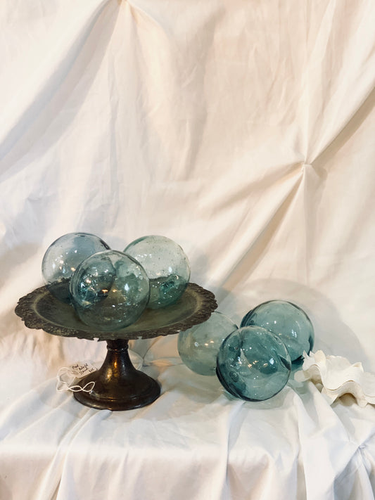 Old Glass Fishing Floats - 10cm