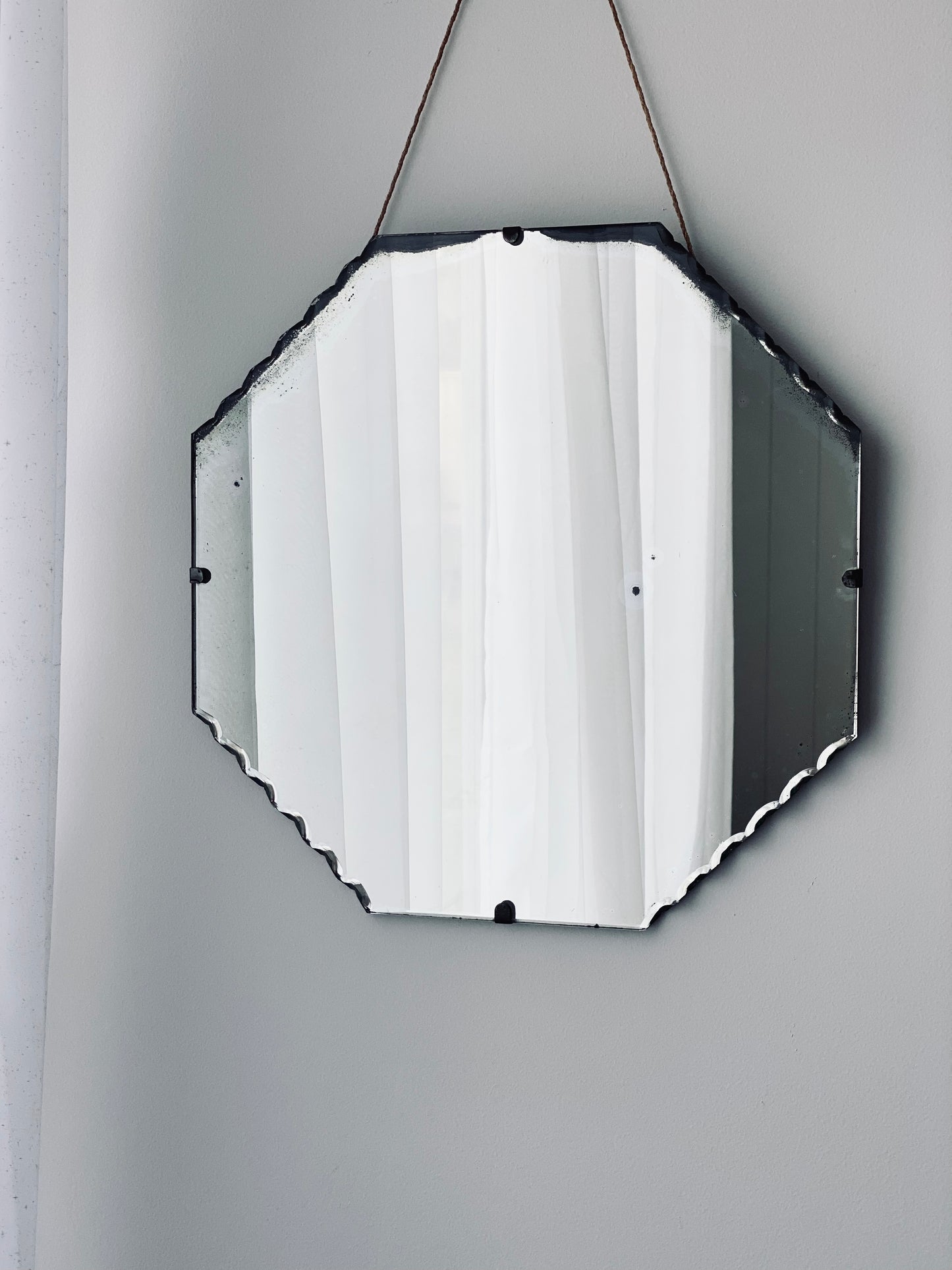 NEW! Vintage Octagonal Mirror