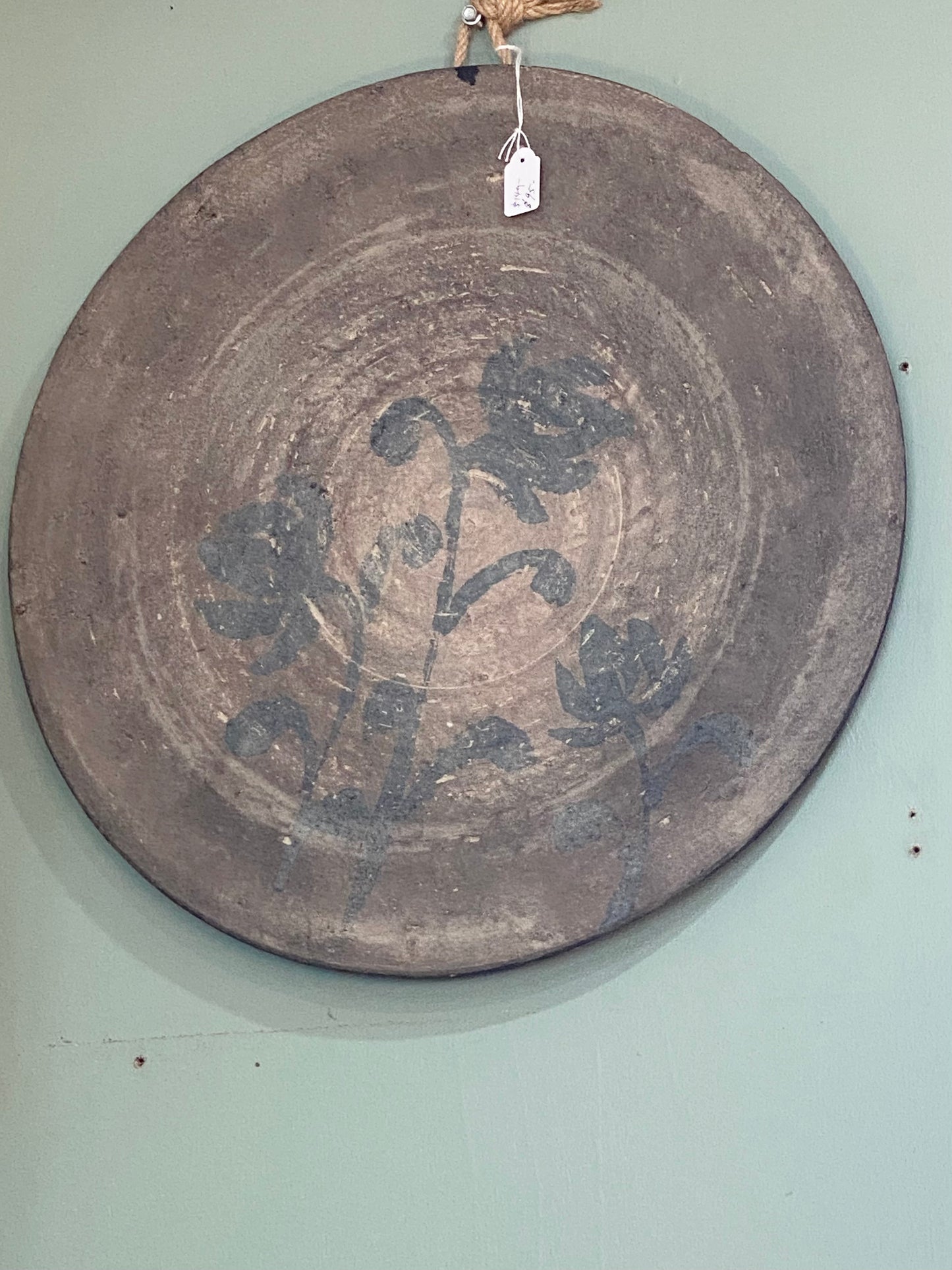 Hand-painted Terracotta Plate LARGE