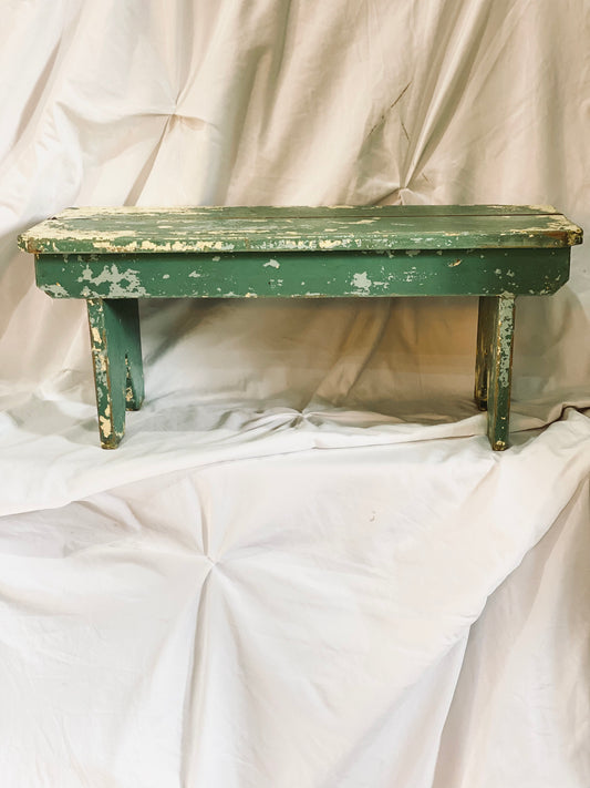 NEW! Vintage Green Milking Stool