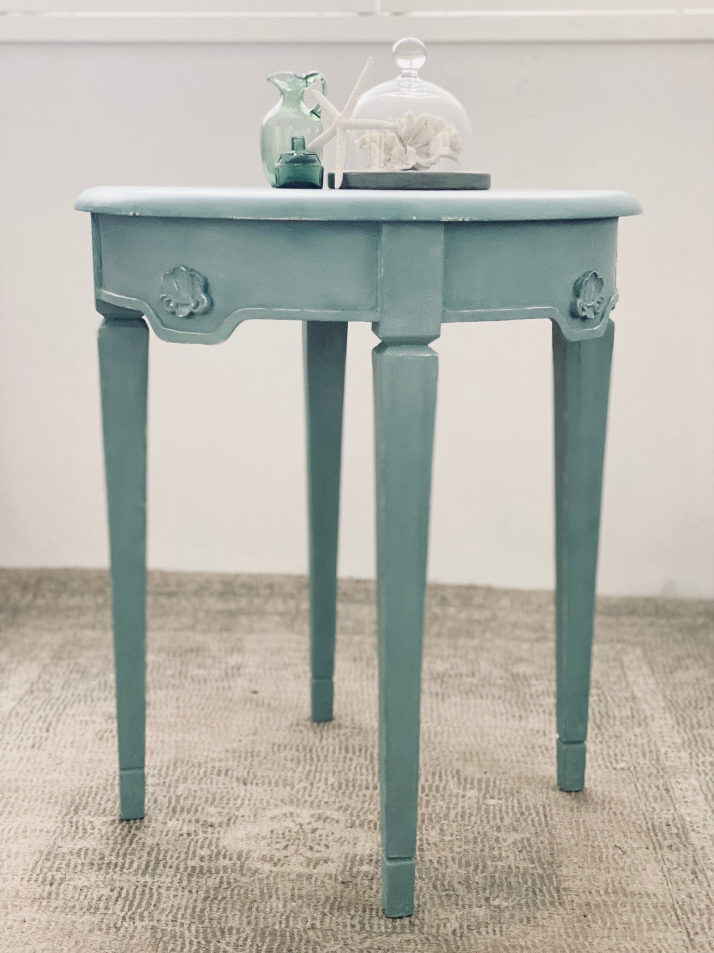 NEW! Harbour Blue Shell Table