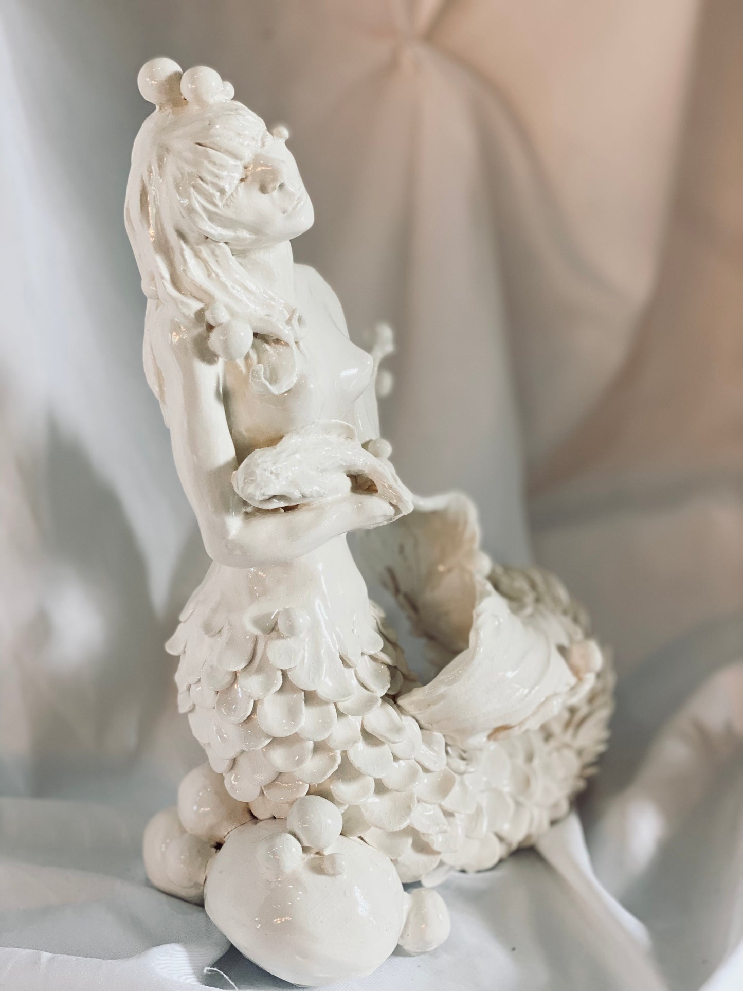 Mermaid - White Siren, by Linda Titow