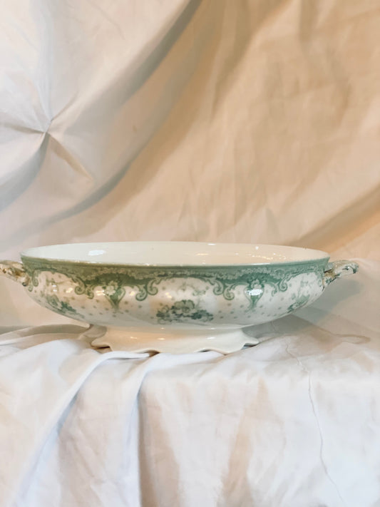 Vintage Green English Tureen