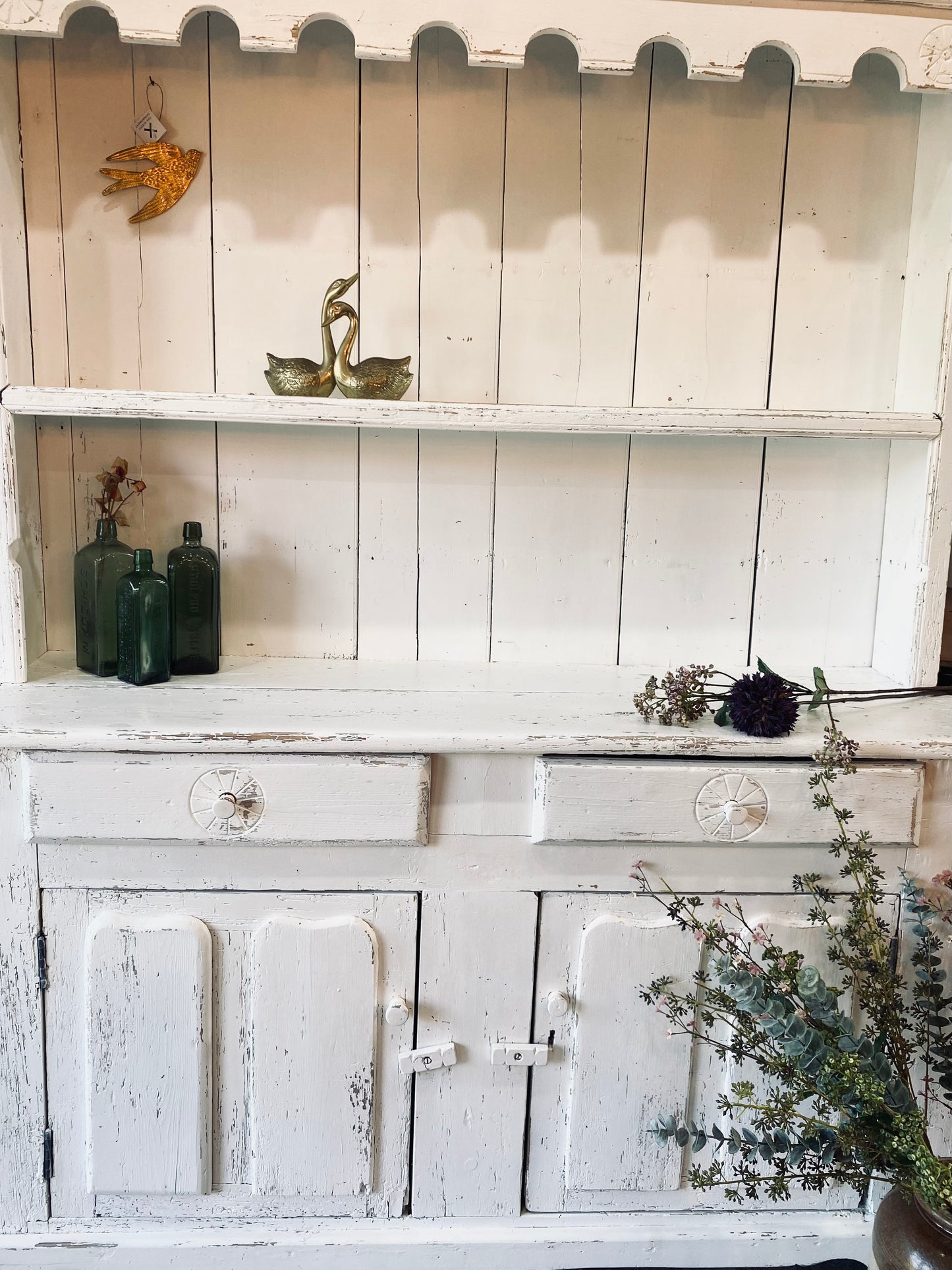 NEW! Vintage White Farmhouse Dresser