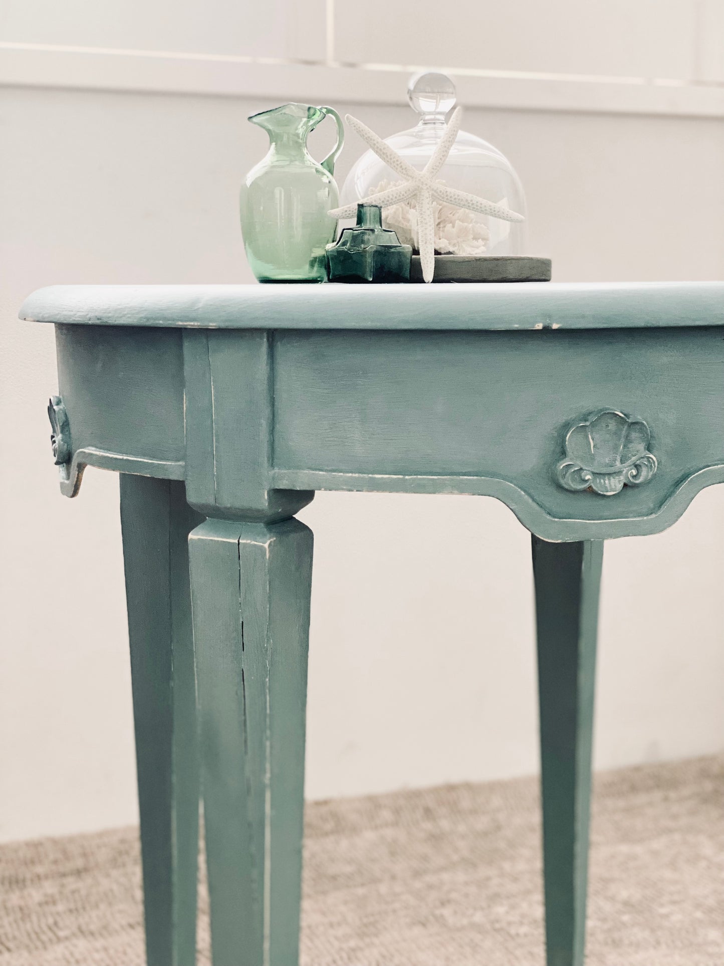 NEW! Harbour Blue Shell Table