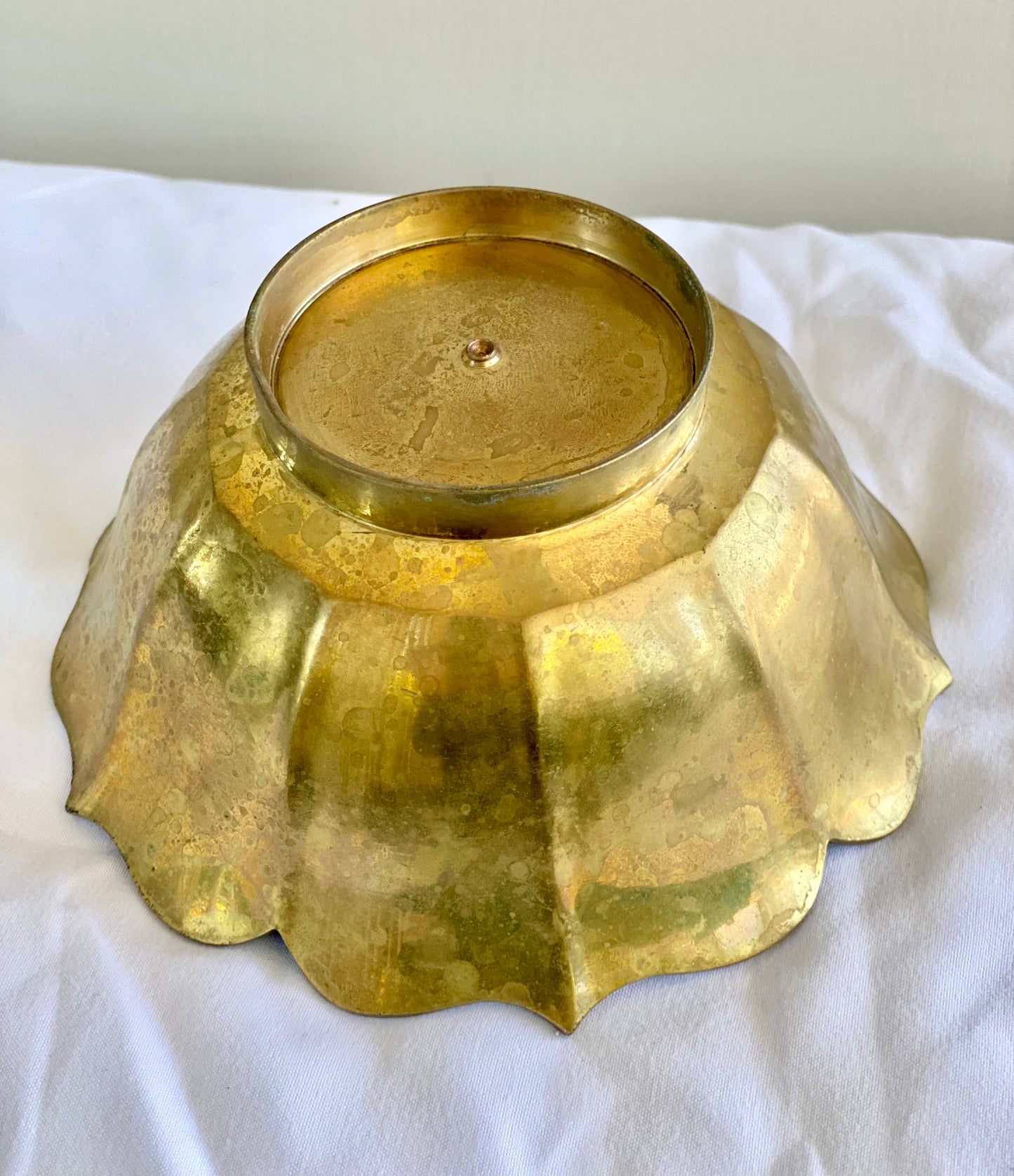 Brass Lotus Bowl