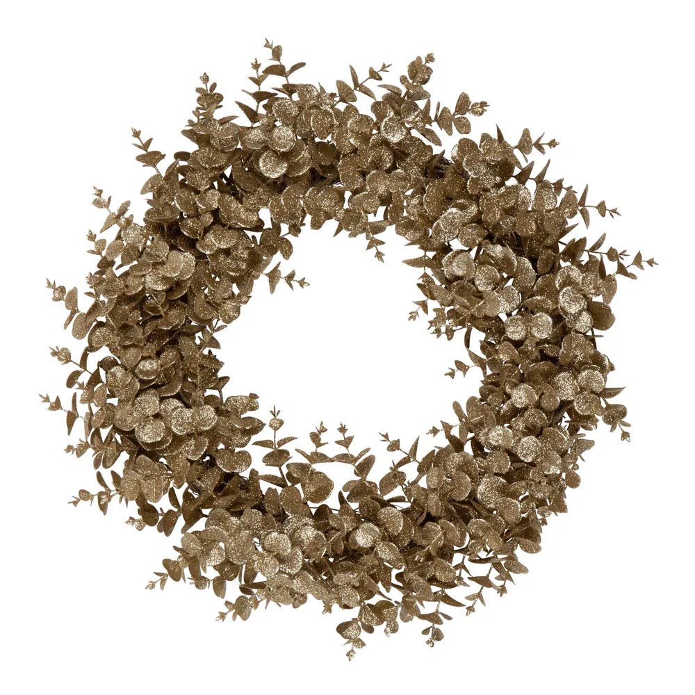 NEW! Christmas Wreath Gold Glitter