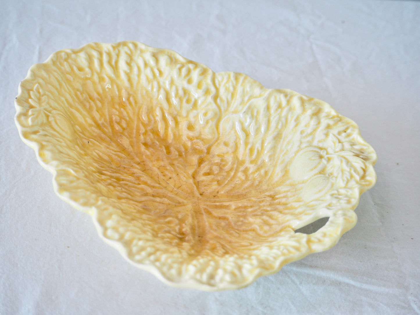 Yellow Leaf Dish